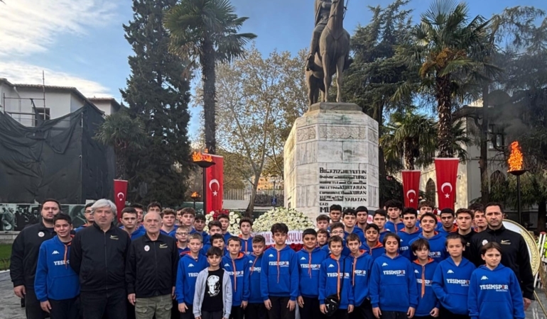 Yeşim Spor Kulübü’nden Ata’ya saygı