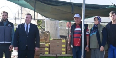 Kaymakam Ünal’dan çiftçilere sertifikalı tohum desteği