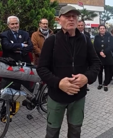 Susurluklu Fahrettin Şener, bisikletle umre yolculuğuna çıktı