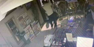 Böcek ailesinin kapının kilitli olmasından dolayı otelden çıkamadığı anlar kameraya yansıdı