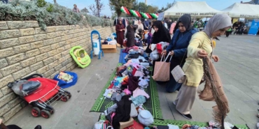 Tekirdağ’da Filistin için hayır çarşısı açıldı