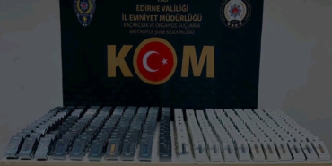 Edirne’de 500 adet kaçak elektronik sigara ele geçirildi