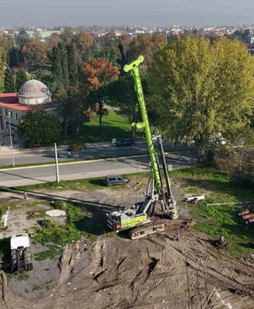 1 milyon kitaplı Şehir Kütüphanesi için ilk kazma vuruldu