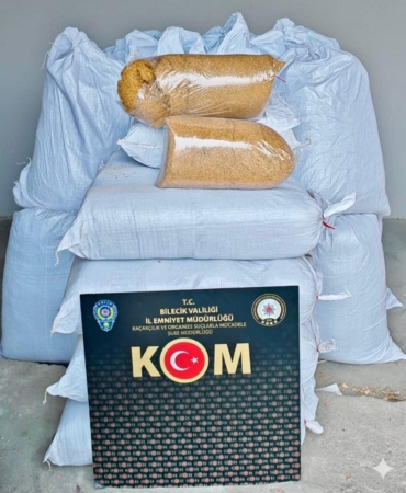 Osmaneli’de kaçak tütün operasyonu