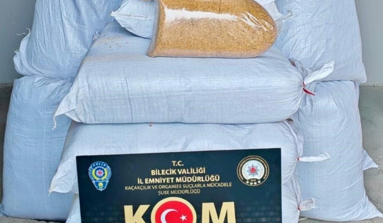 Osmaneli’de kaçak tütün operasyonu