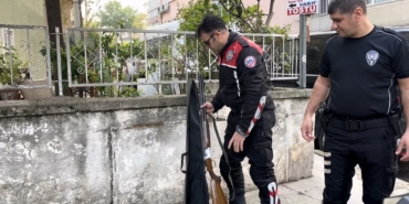 Bursa’da ’huzur’ uygulamasında bir şüpheliden av tüfeği çıktı