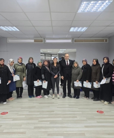 Bayırköy’de fitness kursu sertifikayla sona erdi