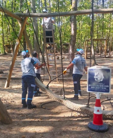 Ormanya’daki çocuk oyun alanlarına periyodik bakım