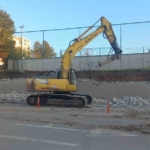 Edirne’de devrilme tehlikesi taşıyan okul duvarı yenileniyor