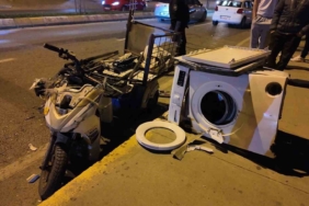 Sancaktepe’de otomobil ile motosiklet çarpıştı: 1 yaralı