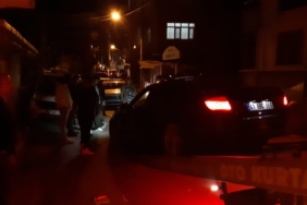 Lüks otomobilin içinde dehşeti yaşadı, kaçarken kaza yaptı