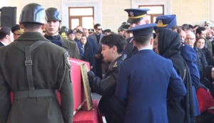 Şehit Pilot Yarbay Gökhan Korkmaz’ın İstanbul’da son yolculuğuna uğurlandı