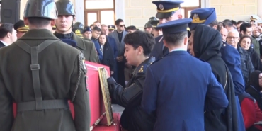Şehit Pilot Yarbay Gökhan Korkmaz’ın İstanbul’da son yolculuğuna uğurlandı