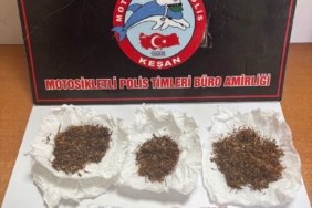 Keşan’da polisin durdurduğu 4 şüpheliden uyuşturucu ele geçirildi