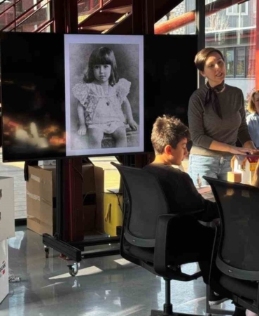 Çocuklar Pancar Deposu’nda sanatla buluştu