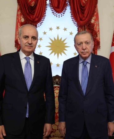 Cumhurbaşkanı Erdoğan, TBMM Başkanı Numan Kurtulmuş’u kabul etti