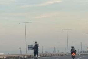 Başakşehir’de tehlikeli motosiklet gösterisi yapan sürücü yakalandı