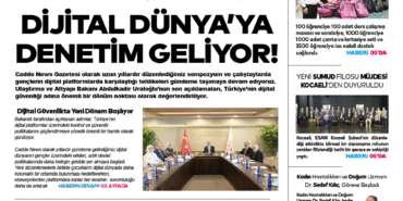 CADDE NEWS E-GAZETE 9. SAYI 30 KASIM 2025