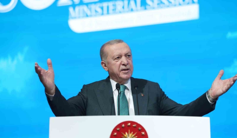Cumhurbaşkanı Erdoğan: "Ne Batı Şeria’nın ilhakına ne Kudüs’ün statüsünün değiştirilmesine müsaade edemeyiz"