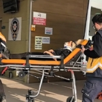 Motosikletin çarptığı kadın yaralandı