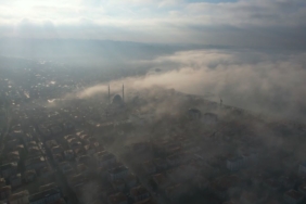 Büyükçekmece’de sis etkili oldu