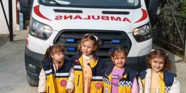 Bayırköy’de Kur’an kursu öğrencilerinden 112 acil merkezine gezi