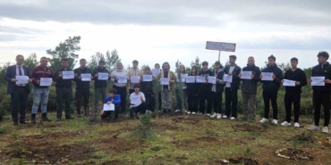 Edremit’te C-130 kazası şehitleri için fidanlar dikildi