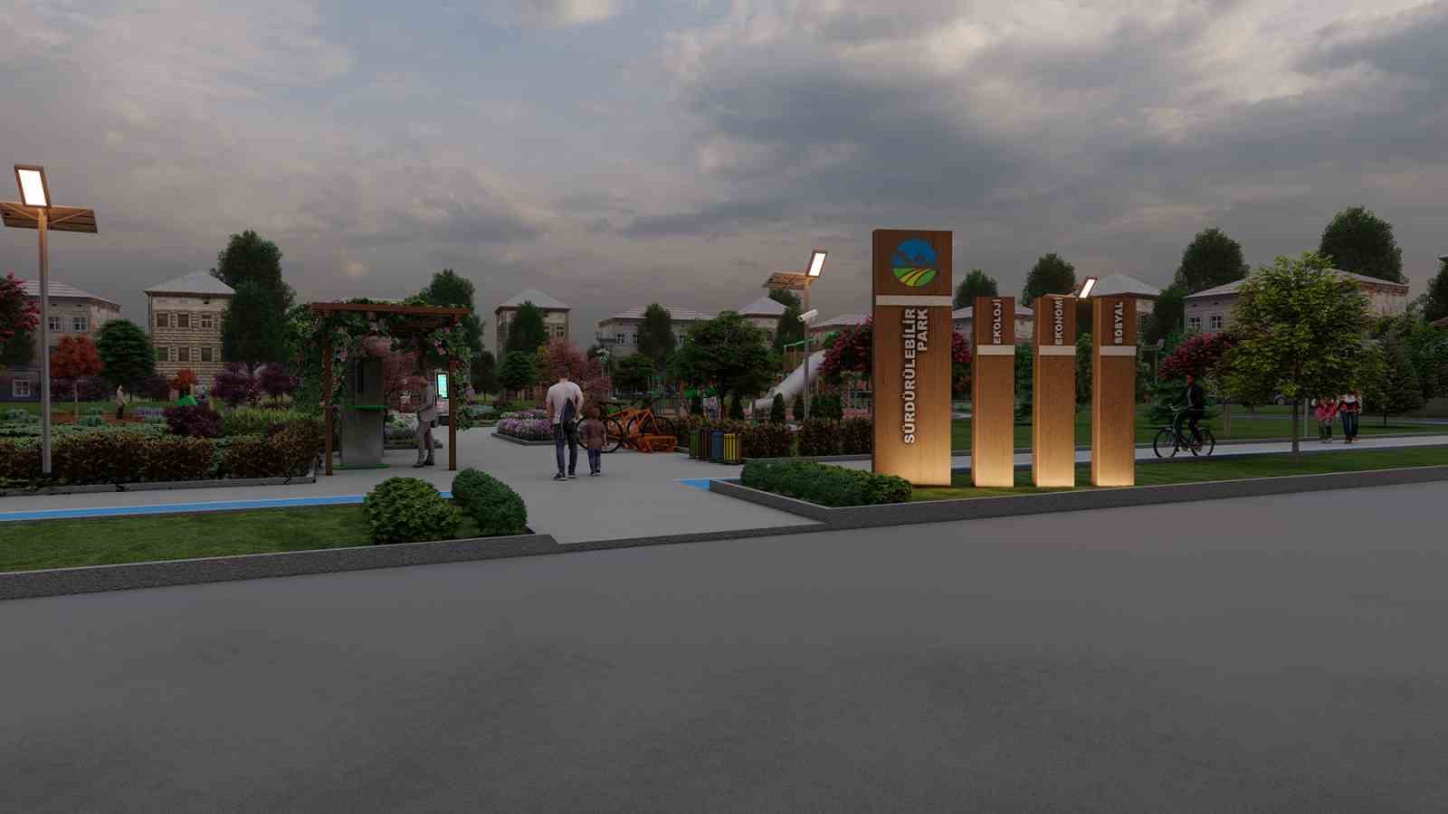 Türkiye’de örnek olacak Sürdürülebilir Park projesinde çalışmalar başladı