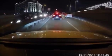 Bursa’da zincirleme kaza kameraya yansıdı