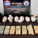 Beylikdüzü’nde uyuşturucu sevkiyatı yapan motosikletliye suç üstü