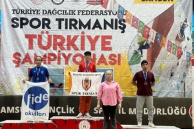 İnegöl Belediyesporlu sporculardan, spor tırmanışta Türkiye dereceleri