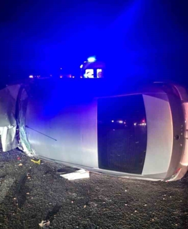 Gönen’de trafik kazası: 2 kişi hafif yaralandı