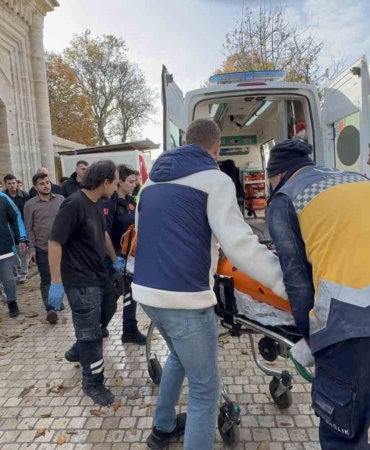 Selimiye Camii restorasyonunda düşen işçi yaralandı