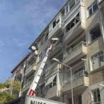 Kolonlarında çatlaklar tespit edilen 5 katlı bina mühürlendi