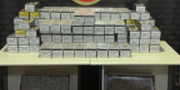 30 bin adet dolu makaron ele geçildi