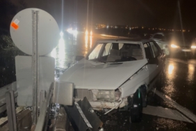 Hurdaya dönen otomobilden yara almadan çıktı, "Emniyet kemeri takmasam camdan çıkardım" dedi