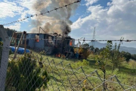 Bağ evinde korkutan yangın