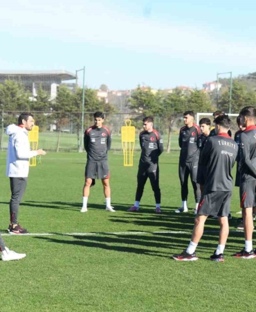 Ümit Milli Takımı, Litvanya maçı hazırlıklarına ara vermeden başladı