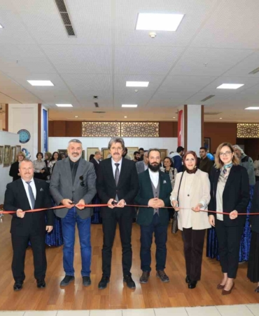 Geleneksel Türk Sanatları Bölümü öğrencilerinin eserleri sergilendi