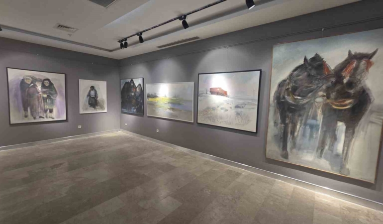 "Doğaçlama" sergisi Tekirdağ’da sanatseverlerle buluştu