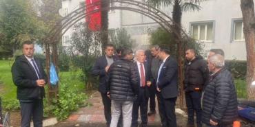 Başkan Bozbey’den şehit binbaşının ailesine taziye ziyareti