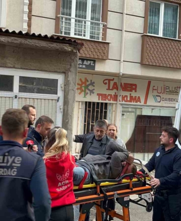 Tekirdağ’da alkollü vatandaş merdiven boşluğuna düştü