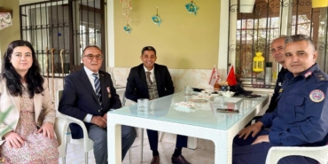 Gömeç’te Kıbrıs gazisine vefa ziyareti