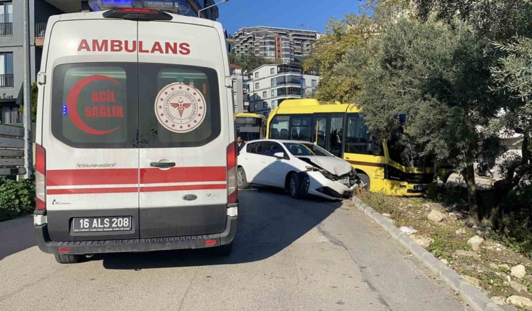 Bursa’da izne gelen uzman çavuş trafik kazasında yaralandı