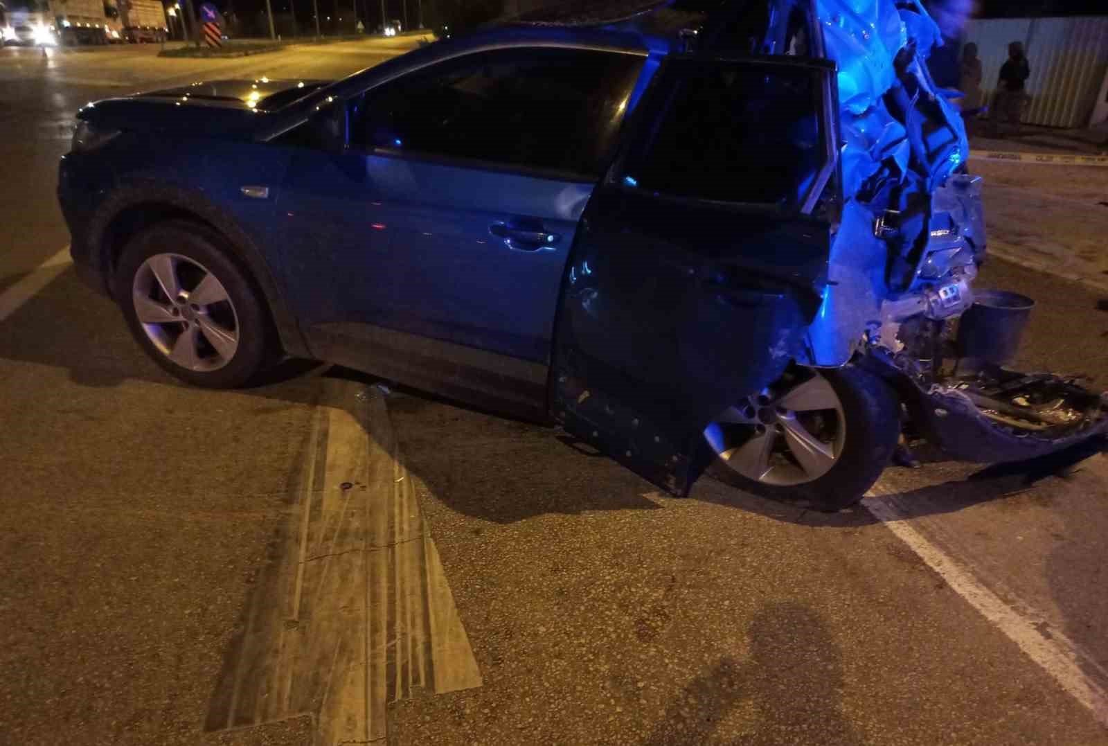 Bandırma’da feci kaza: 1 ölü, 1 yaralı