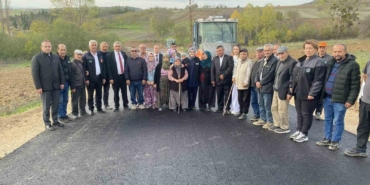 Kaymakam Kılıç köylerdeki asfalt çalışmasını inceledi