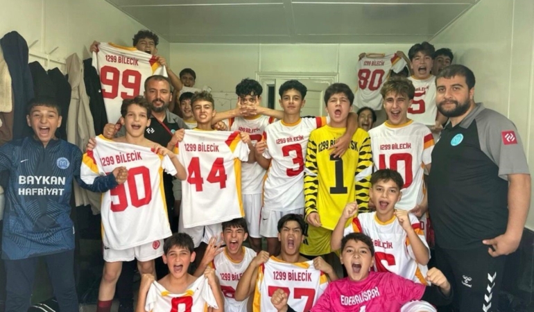 Bilecik U14 Gençler Ligi’nde derbinin kazanını 1299 Bilecik Futbol Kulübü oldu