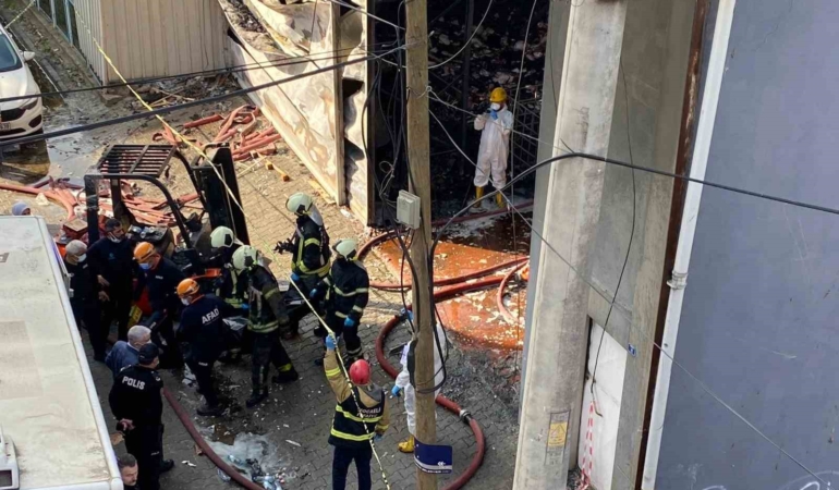 Yangında hayatını kaybeden 6 kişinin cansız bedeni morga kaldırıldı