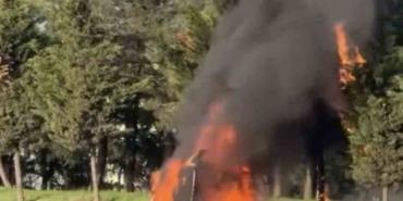 Tuzla’da seyir halindeki tır alev alev yandı