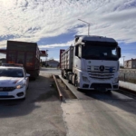 Edirne’de tonaj uygulamasında aşırı yüklü tıra 59 bin TL ceza